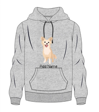 Load image into Gallery viewer, Personalized Chihuahua Love Men&#39;s Warm Hoodie Sweatshirt-Apparel-Apparel, Chihuahua, Dog Dad Gifts, Hoodie, Personalized, Sweatshirt-Men&#39;s Warm Hoodie Sweatshirt-Gray-S-10