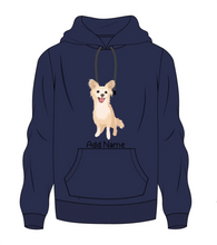 Load image into Gallery viewer, Personalized Chihuahua Love Men&#39;s Warm Hoodie Sweatshirt-Apparel-Apparel, Chihuahua, Dog Dad Gifts, Hoodie, Personalized, Sweatshirt-Men&#39;s Warm Hoodie Sweatshirt-Navy Blue-S-2