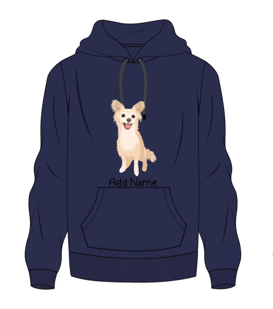 Personalized Chihuahua Love Men's Warm Hoodie Sweatshirt-Apparel-Apparel, Chihuahua, Dog Dad Gifts, Hoodie, Personalized, Sweatshirt-Men's Warm Hoodie Sweatshirt-Navy Blue-S-2