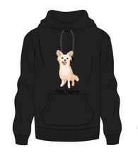 Load image into Gallery viewer, Personalized Chihuahua Love Men&#39;s Warm Hoodie Sweatshirt-Apparel-Apparel, Chihuahua, Dog Dad Gifts, Hoodie, Personalized, Sweatshirt-Men&#39;s Warm Hoodie Sweatshirt-Black-S-9