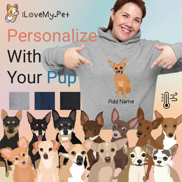 Personalized Chihuahua Love Womens Warm Hoodie Sweatshirt 360x