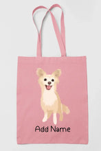 Load image into Gallery viewer, Personalized Chihuahua Love Zippered Tote Bag-Accessories-Accessories, Bags, Chihuahua, Dog Mom Gifts, Personalized-11