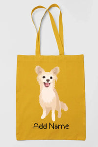 Personalized Chihuahua Love Zippered Tote Bag-Accessories-Accessories, Bags, Chihuahua, Dog Mom Gifts, Personalized-17