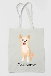 Personalized Chihuahua Love Zippered Tote Bag-Accessories-Accessories, Bags, Chihuahua, Dog Mom Gifts, Personalized-3