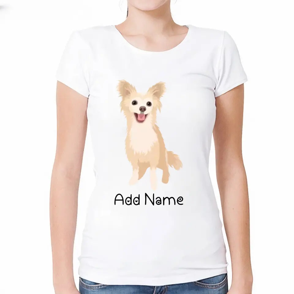 Personalized Chihuahua Mom T Shirt for Women-Customizer-Apparel, Chihuahua, Dog Mom Gifts, Personalized, Shirt, T Shirt-Modal T-Shirts-White-Small-2