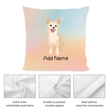 Load image into Gallery viewer, Personalized Chihuahua Soft Plush Pillowcase-Home Decor-Chihuahua, Dog Dad Gifts, Dog Mom Gifts, Home Decor, Personalized, Pillows-3