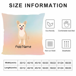 Personalized Chihuahua Soft Plush Pillowcase-Home Decor-Chihuahua, Dog Dad Gifts, Dog Mom Gifts, Home Decor, Personalized, Pillows-4