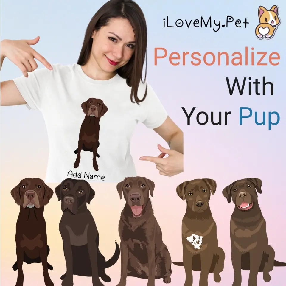 Chocolate lab mom shirt sale