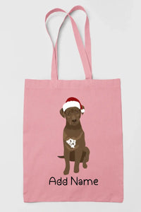 Personalized Chocolate Labrador Love Zippered Tote Bag-Accessories-Accessories, Bags, Chocolate Labrador, Dog Mom Gifts, Labrador, Personalized-11