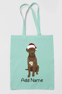 Personalized Chocolate Labrador Love Zippered Tote Bag-Accessories-Accessories, Bags, Chocolate Labrador, Dog Mom Gifts, Labrador, Personalized-12