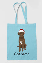 Load image into Gallery viewer, Personalized Chocolate Labrador Love Zippered Tote Bag-Accessories-Accessories, Bags, Chocolate Labrador, Dog Mom Gifts, Labrador, Personalized-13