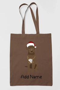 Personalized Chocolate Labrador Love Zippered Tote Bag-Accessories-Accessories, Bags, Chocolate Labrador, Dog Mom Gifts, Labrador, Personalized-15