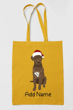 Load image into Gallery viewer, Personalized Chocolate Labrador Love Zippered Tote Bag-Accessories-Accessories, Bags, Chocolate Labrador, Dog Mom Gifts, Labrador, Personalized-17