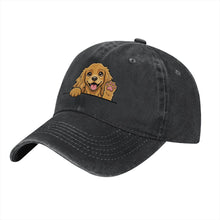 Load image into Gallery viewer, Personalized Cocker Spaniel Baseball Cap - Waving Cocker Spaniel Design - Match Your Dog's Coat Color-Hats &amp; Caps-9