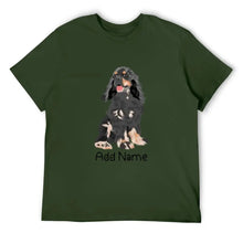 Load image into Gallery viewer, Personalized Cocker Spaniel Dad Cotton T Shirt-Apparel-Apparel, Cocker Spaniel, Dog Dad Gifts, Personalized, Shirt, T Shirt-Men&#39;s Cotton T Shirt-Army Green-Medium-17