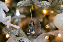 Load image into Gallery viewer, Personalized Cocker Spaniel Love Christmas Tree Ornaments-Christmas Ornament-Christmas, Cocker Spaniel, Personalized-Christmas Tree Ornaments-Transparent-3.5&quot; or 8.9 cm-4