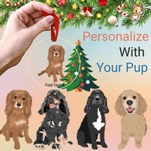 Load image into Gallery viewer, Cocker Spaniel christmas-tree-ornament-multi