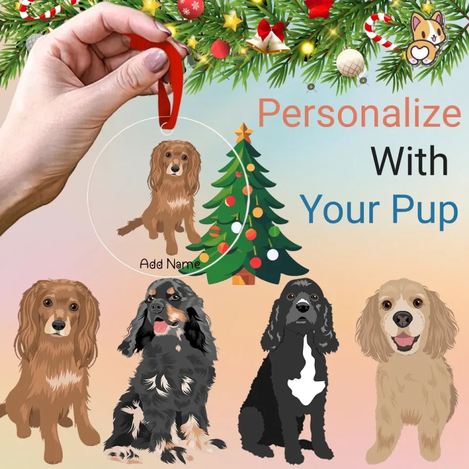 Cocker Spaniel christmas-tree-ornament-multi