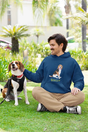 Personalized Cocker Spaniel Love Men's Warm Hoodie Sweatshirt-Apparel-Apparel, Cocker Spaniel, Dog Dad Gifts, Hoodie, Personalized, Sweatshirt-4