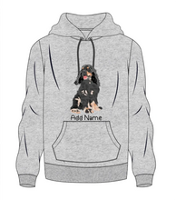 Load image into Gallery viewer, personalized-dog-mom-hoodie-heather-gray