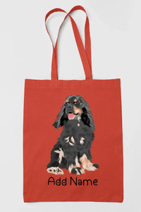 Personalized Cocker Spaniel Love Zippered Tote Bag-Accessories-Accessories, Bags, Cocker Spaniel, Dog Mom Gifts, Personalized-16