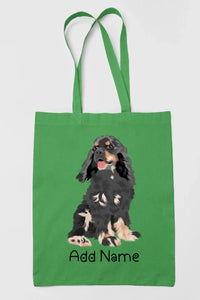 Personalized Cocker Spaniel Love Zippered Tote Bag-Accessories-Accessories, Bags, Cocker Spaniel, Dog Mom Gifts, Personalized-18