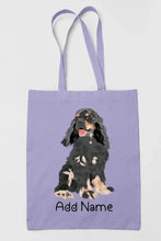 Load image into Gallery viewer, Personalized Cocker Spaniel Love Zippered Tote Bag-Accessories-Accessories, Bags, Cocker Spaniel, Dog Mom Gifts, Personalized-Zippered Tote Bag-Pastel Purple-Classic-2