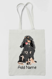 Personalized Cocker Spaniel Love Zippered Tote Bag-Accessories-Accessories, Bags, Cocker Spaniel, Dog Mom Gifts, Personalized-3