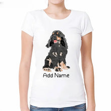 Load image into Gallery viewer, Personalized Cocker Spaniel Mom T Shirt for Women-Customizer-Apparel, Cocker Spaniel, Dog Mom Gifts, Personalized, Shirt, T Shirt-2