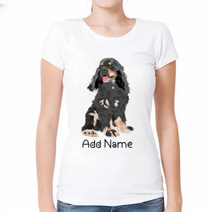 Personalized Cocker Spaniel Mom T Shirt for Women-Customizer-Apparel, Cocker Spaniel, Dog Mom Gifts, Personalized, Shirt, T Shirt-2