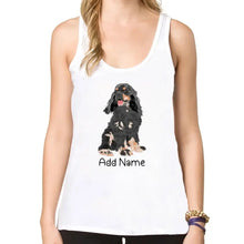 Load image into Gallery viewer, Personalized Cocker Spaniel Mom Yoga Tank Top-Shirts &amp; Tops-Apparel, Cocker Spaniel, Dog Mom Gifts, Shirt, T Shirt-Yoga Tank Top-White-XS-2