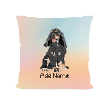 Load image into Gallery viewer, Personalized Cocker Spaniel Soft Plush Pillowcase-Home Decor-Cocker Spaniel, Dog Dad Gifts, Dog Mom Gifts, Home Decor, Personalized, Pillows-Soft Plush Pillowcase-As Selected-12&quot;x12&quot;-2