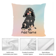 Load image into Gallery viewer, Personalized Cocker Spaniel Soft Plush Pillowcase-Home Decor-Cocker Spaniel, Dog Dad Gifts, Dog Mom Gifts, Home Decor, Personalized, Pillows-3