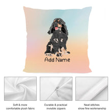 Load image into Gallery viewer, Personalized Cocker Spaniel Soft Plush Pillowcase-Home Decor-Cocker Spaniel, Dog Dad Gifts, Dog Mom Gifts, Home Decor, Personalized, Pillows-3