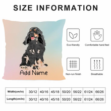 Load image into Gallery viewer, Personalized Cocker Spaniel Soft Plush Pillowcase-Home Decor-Cocker Spaniel, Dog Dad Gifts, Dog Mom Gifts, Home Decor, Personalized, Pillows-4