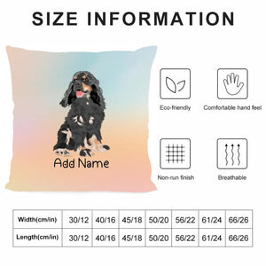 Personalized Cocker Spaniel Soft Plush Pillowcase-Home Decor-Cocker Spaniel, Dog Dad Gifts, Dog Mom Gifts, Home Decor, Personalized, Pillows-4