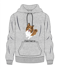 Load image into Gallery viewer, Personalized Collie / Sheltie Men&#39;s Warm Hoodie Sweatshirt-Apparel-Apparel, Dog Dad Gifts, Hoodie, Personalized, Rough Collie, Shetland Sheepdog, Sweatshirt-Men&#39;s Warm Hoodie Sweatshirt-Gray-S-10