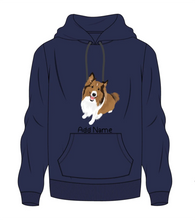 Load image into Gallery viewer, Personalized Collie / Sheltie Men&#39;s Warm Hoodie Sweatshirt-Apparel-Apparel, Dog Dad Gifts, Hoodie, Personalized, Rough Collie, Shetland Sheepdog, Sweatshirt-Men&#39;s Warm Hoodie Sweatshirt-Navy Blue-S-2