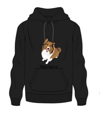 Load image into Gallery viewer, Personalized Collie / Sheltie Men&#39;s Warm Hoodie Sweatshirt-Apparel-Apparel, Dog Dad Gifts, Hoodie, Personalized, Rough Collie, Shetland Sheepdog, Sweatshirt-Men&#39;s Warm Hoodie Sweatshirt-Black-S-9