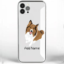 Load image into Gallery viewer, Personalized Collie / Sheltie Soft Shell Phone Cover-Cell Phone Accessories-Accessories, Dog Mom Gifts, Personalized, Phone Case, Rough Collie, Shetland Sheepdog-Phone Cover-Transparent TPU-One Size-2