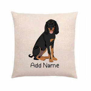 Personalized Coonhound Linen Pillowcase-Home Decor-Coonhound, Dog Dad Gifts, Dog Mom Gifts, Home Decor, Personalized, Pillows-2