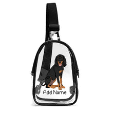 Load image into Gallery viewer, Personalized Coonhound Love Unisex Transparent Sling Bag-Accessories-Coonhound-Unisex Transparent Sling Bag-Transparent-One Size-2