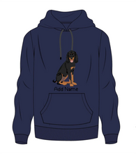 Load image into Gallery viewer, custom-dog-mom-hoodie--navy-blue