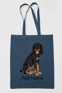 Personalized Coonhound Love Zippered Tote Bag-Accessories-Accessories, Bags, Coonhound, Dog Mom Gifts, Personalized-14