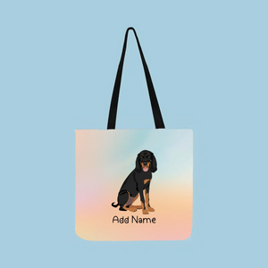 Personalized Coonhound Small Tote Bag-Accessories-Accessories, Bags, Coonhound, Dog Mom Gifts, Personalized-Small Tote Bag-Your Design-One Size-2