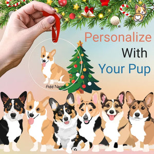 CORGIS christmas-tree-ornament-multi