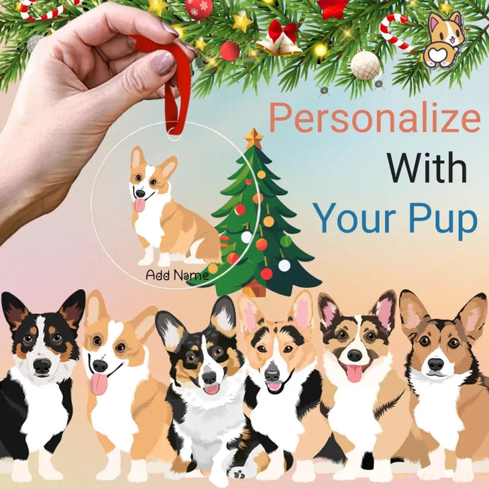 CORGIS christmas-tree-ornament-multi