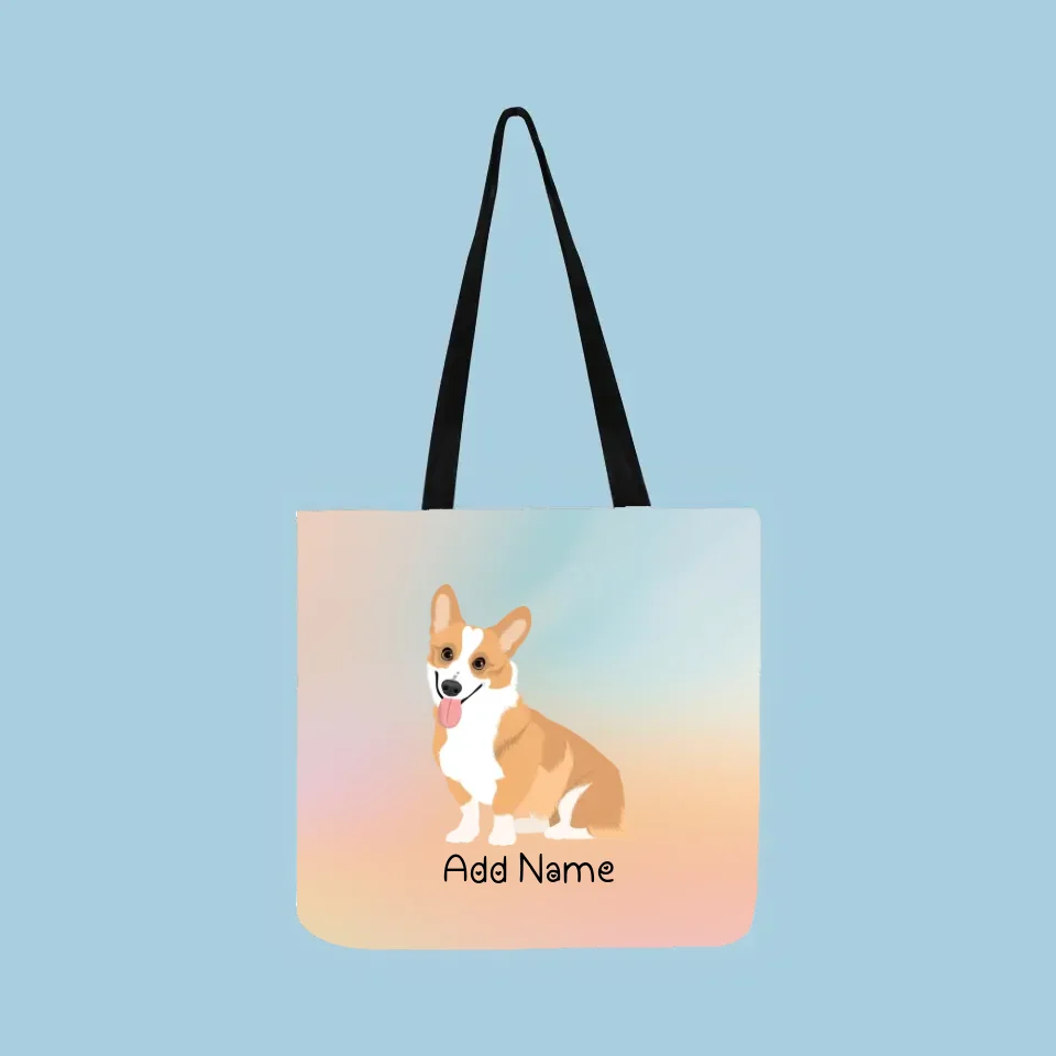 Personalized Corgi Small Tote Bag-Accessories-Accessories, Bags, Corgi, Dog Mom Gifts, Personalized-Small Tote Bag-Your Design-One Size-2