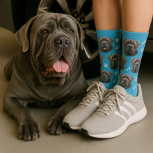 Load image into Gallery viewer, Personalized Custom Neapolitan Mastiff Socks-Accessories-Accessories,Dog Dad Gifts,Dog Mom Gifts,Neapolitan Mastiff,Socks,Upload Photo-35