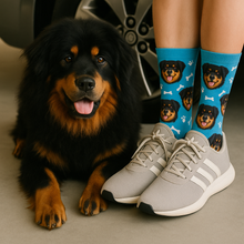 Load image into Gallery viewer, Personalized Custom Tibetan Mastiff Socks-Accessories-Accessories,Dog Dad Gifts,Dog Mom Gifts,Socks,Tibetan Mastiff,Upload Photo-35